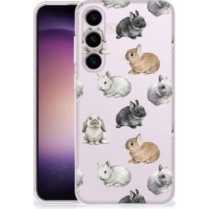 TPU Hoesje voor Samsung Galaxy S24 Konijntjes