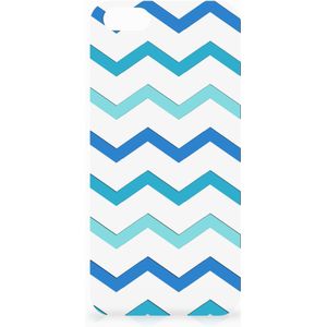 Apple iPhone SE | 5S TPU bumper Zigzag Blauw