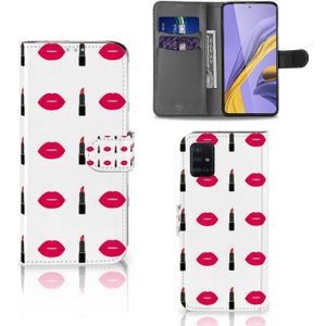 Samsung Galaxy A51 Telefoon Hoesje Lipstick Kiss