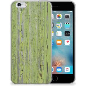 Apple iPhone 6 | 6s Bumper Hoesje Green Wood