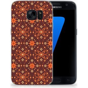 Samsung Galaxy S7 TPU bumper Batik Brown