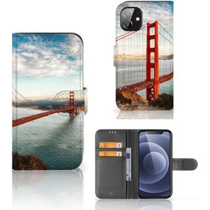 Apple iPhone 12 Mini Flip Cover Golden Gate Bridge