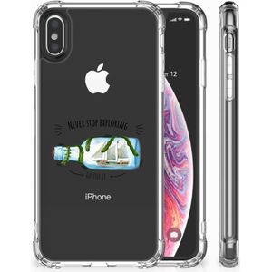 Apple iPhone Xs Max Stevig Bumper Hoesje Boho Bottle