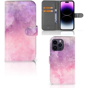 Hoesje iPhone 15 Pro Max Pink Purple Paint