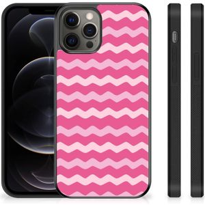 iPhone 12 Pro Max Bumper Case Waves Pink