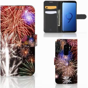 Samsung Galaxy S9 Plus Wallet Case met Pasjes Vuurwerk