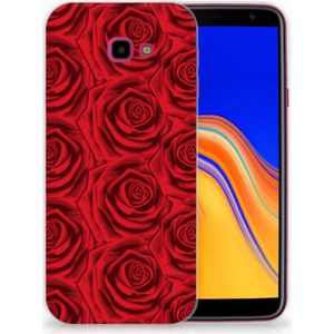 Samsung Galaxy J4 Plus (2018) TPU Case Red Roses