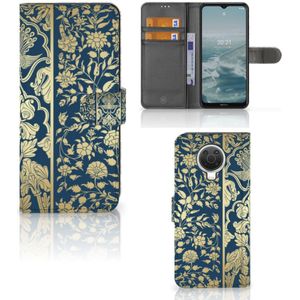 Nokia G10 | G20 Hoesje Beige Flowers