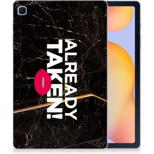 Samsung Galaxy Tab S6 Lite | S6 Lite (2022) Back cover met naam Already Taken Black
