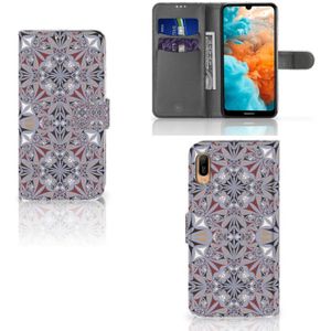 Huawei Y6 (2019) Bookcase Flower Tiles