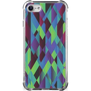 iPhone SE 2022/2020 | iPhone 8/7 Shockproof Case Abstract Green Blue