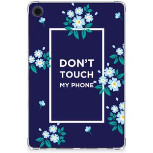 Samsung Galaxy Tab A9 Plus Print Case Flowers Blue DTMP