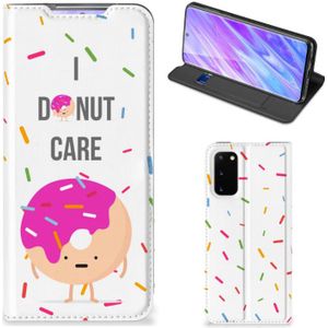 Samsung Galaxy S20 Flip Style Cover Donut Roze