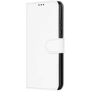 Bookcase Samsung Galaxy A02s Hoesje Wit met Pasjeshouder