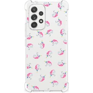 Doorzichtige Silicone Hoesje voor Samsung Galaxy A53 5G Unicorns