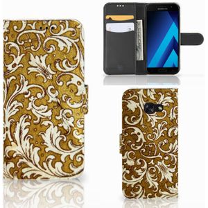 Wallet Case Samsung Galaxy A5 2017 Barok Goud