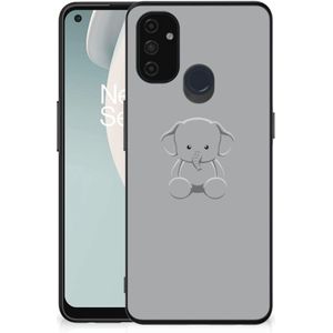 OnePlus Nord N100 Hoesje Grijs Baby Olifant