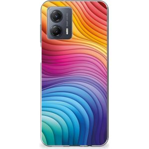 TPU Hoesje voor Motorola Moto G53 Regenboog