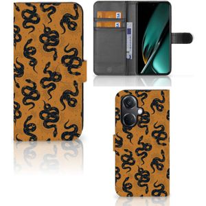 Telefoonhoesje met Pasjes voor OnePlus Nord CE 3 Snakes