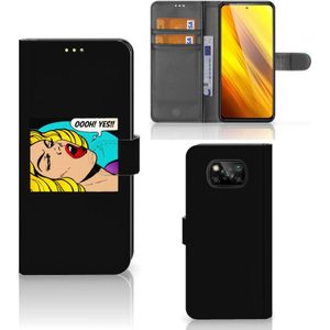 Xiaomi Poco X3 | Poco X3 Pro Wallet Case met Pasjes Popart Oh Yes