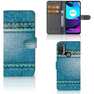 Motorola Moto E20 | E30 | E40 Wallet Case met Pasjes Jeans