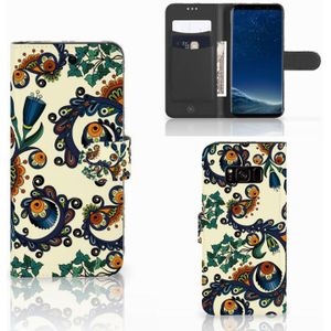 Wallet Case Samsung Galaxy S8 Barok Flower