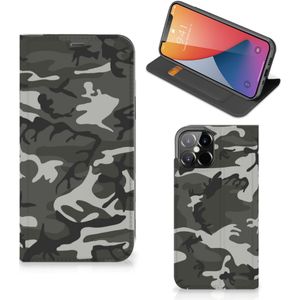 iPhone 12 Pro Max Hoesje met Magneet Army Light