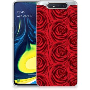 Samsung Galaxy A80 TPU Case Red Roses