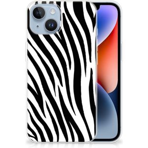 Apple iPhone 14 TPU Hoesje Zebra