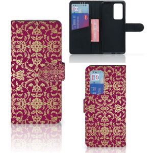 Wallet Case Huawei P40 Pro Barok Pink