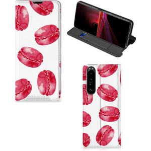 Sony Xperia 1 III Flip Style Cover Pink Macarons