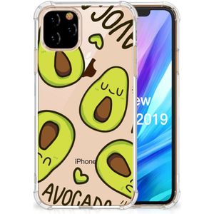 Apple iPhone 11 Pro Stevig Bumper Hoesje Avocado Singing
