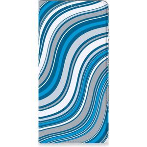 Samsung Galaxy A33 5G Hoesje met Magneet Waves Blue