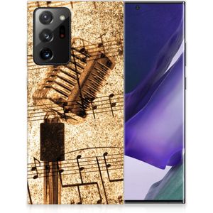 Samsung Galaxy Note20 Ultra Siliconen Hoesje met foto Bladmuziek