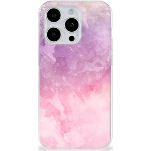 Hoesje maken iPhone 15 Pro Pink Purple Paint