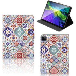 iPad Pro 11 2020/2021/2022 Leuk Tablet hoesje  Tiles Color