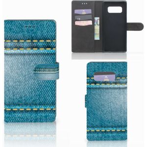 Samsung Galaxy Note 8 Wallet Case met Pasjes Jeans