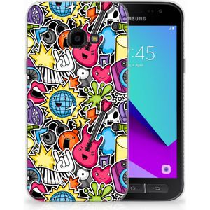 Samsung Galaxy Xcover 4 | Xcover 4s Silicone Back Cover Punk Rock