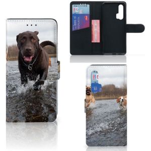 Honor 20 Pro Telefoonhoesje met Pasjes Honden Labrador