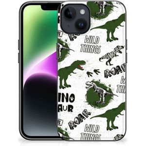 Dierenprint Telefoonhoesje voor iPhone 15 Dinosaurus