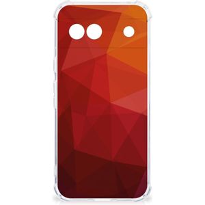 Shockproof Case voor Google Pixel 8A Polygon Red