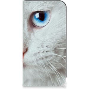 iPhone 15 Pro Max Hoesje maken Witte Kat