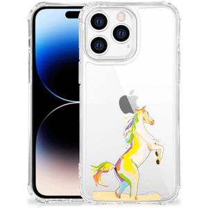 Apple iPhone 14 Pro Max Stevig Bumper Hoesje Horse Color