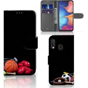 Samsung Galaxy A20e Wallet Case met Pasjes Sports