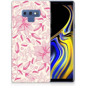 Samsung Galaxy Note 9 TPU Case Pink Flowers