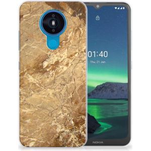 Nokia 1.4 TPU Siliconen Hoesje Marmer Creme