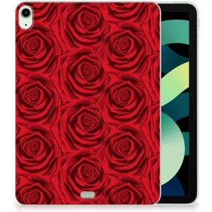 iPad Air (2020/2022) 10.9 inch Siliconen Hoesje Red Roses