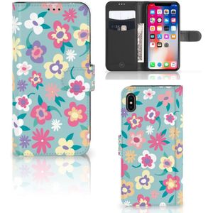 Apple iPhone Xs Max Hoesje Flower Power