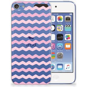 Apple iPod Touch 5 | 6 TPU bumper Waves Roze