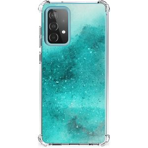 Back Cover Samsung Galaxy A52 4G/5G Painting Blue